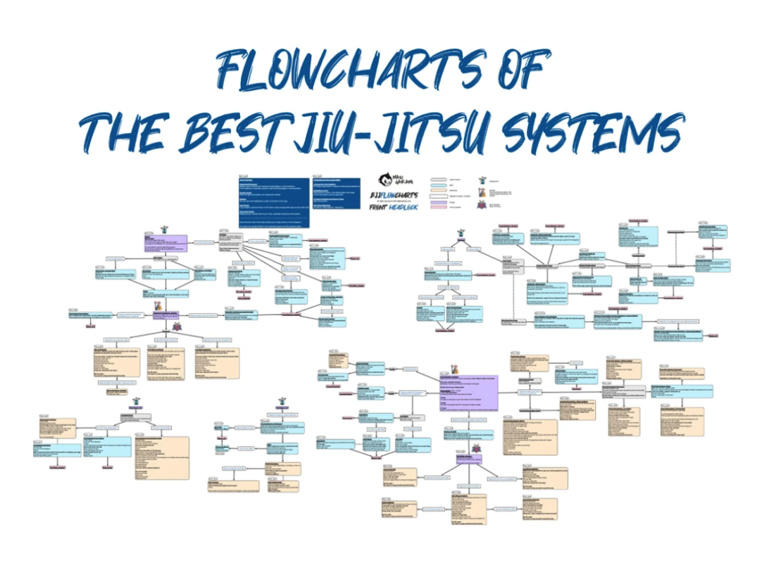The Best BJJ Flow Charts Review Brazilian JiuJitsu World