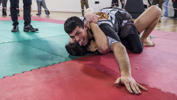 grapplers in bjj rash guards