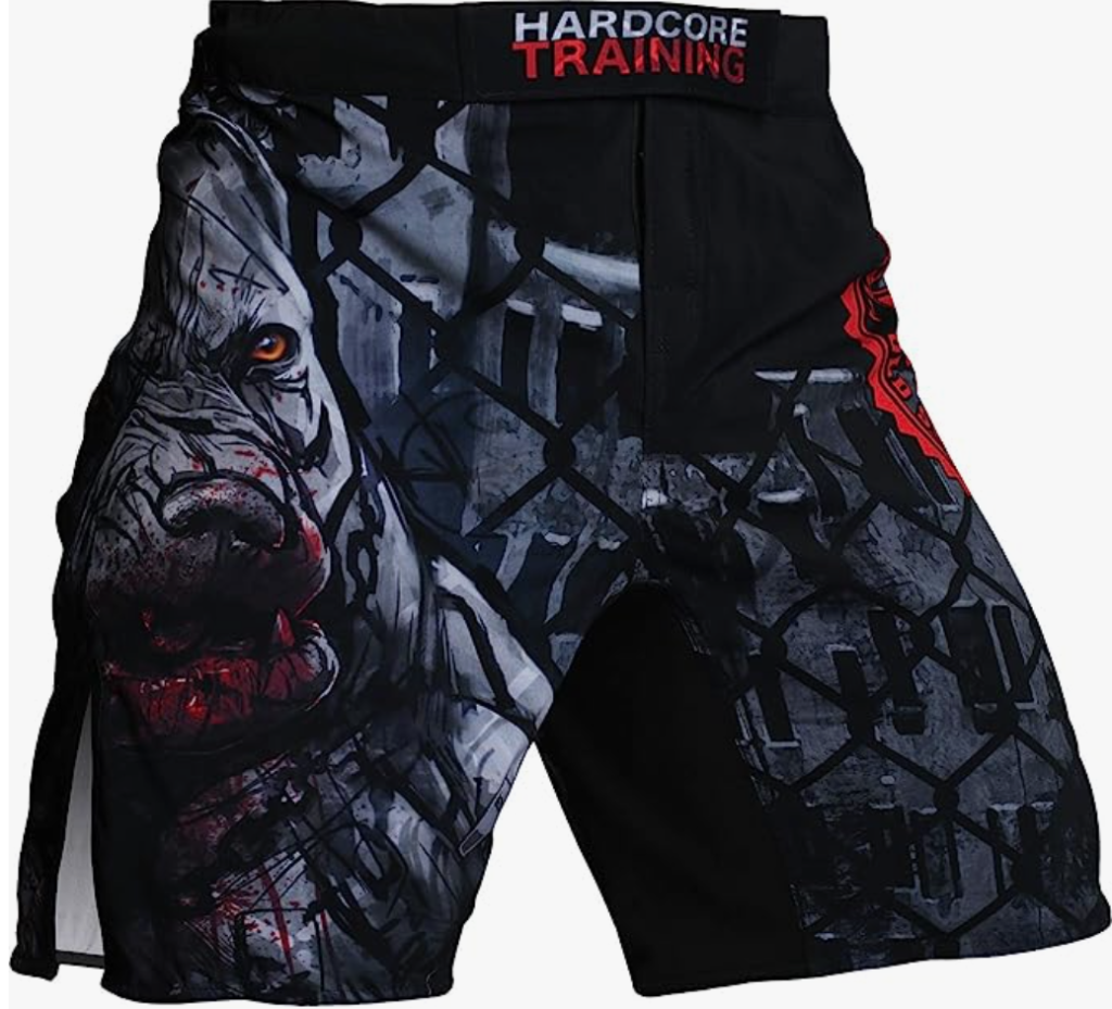 Hardcore Training Pitbull City Fight Shorts BJJ and MMA Grappling