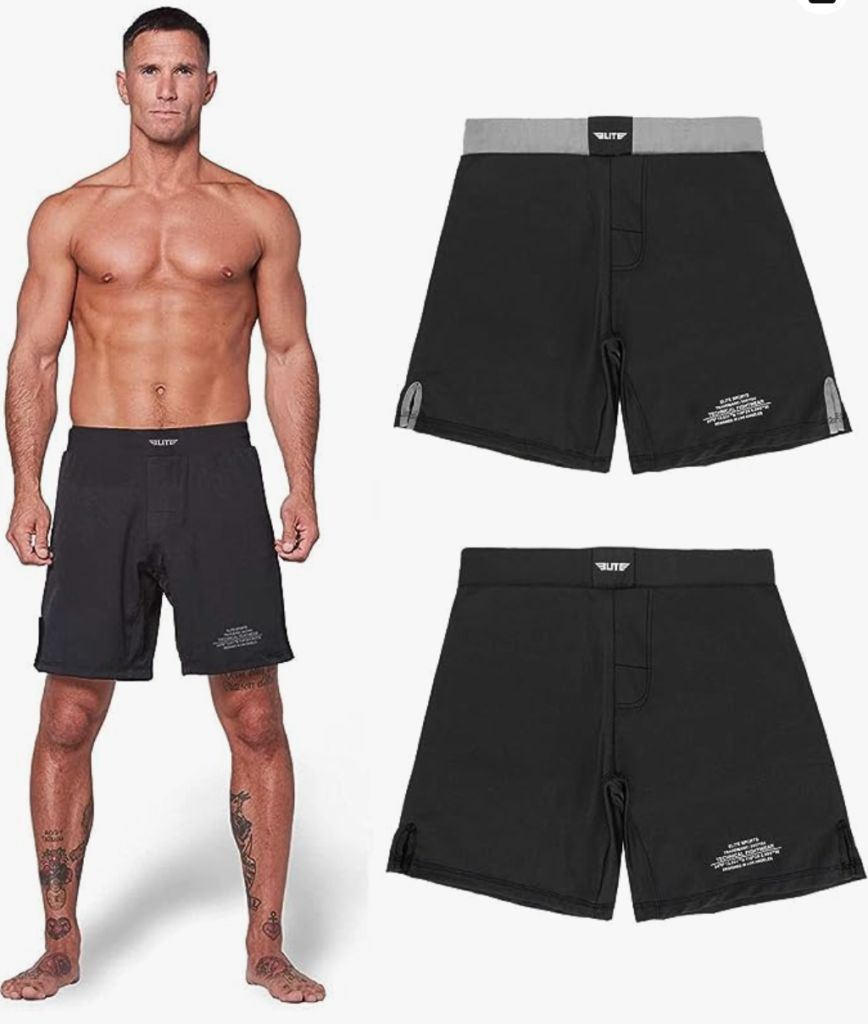 Elite Sports Men's No Gi Grappling Shorts