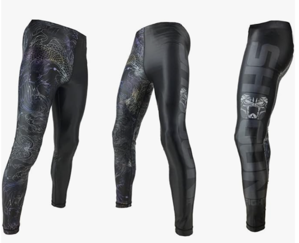 SHOGUN Fight Compression Pants for men for BJJ and MMA