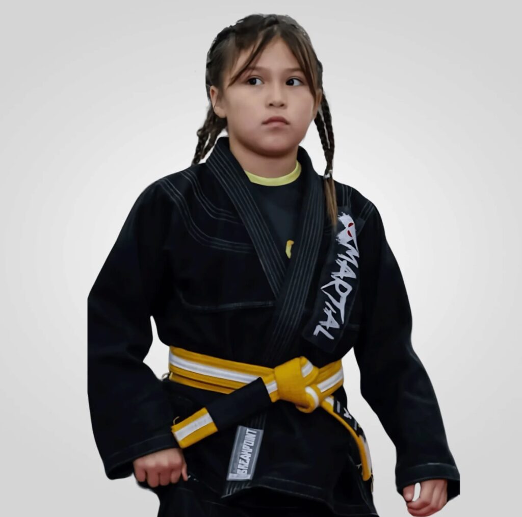XMartial Prime Black Kids BJJ Gi (Free Belt)